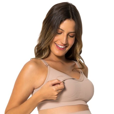 Sutiã Amamentação sem Bojo Feminino Trifil Macadâmia 42 Sutiã Amamentação sem Bojo Feminino Trifil Macadâmia 42