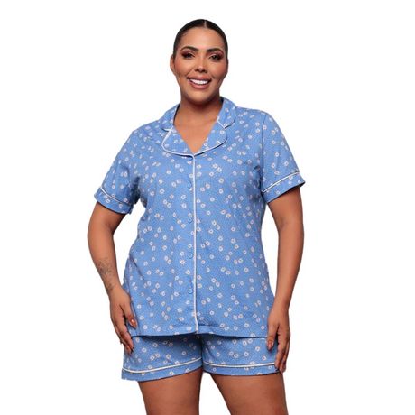 Pijama Feminino Flor Margarida