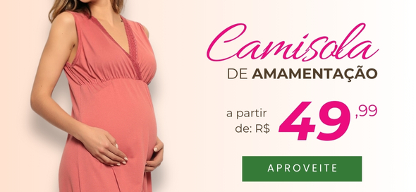 Camisola de amamentação